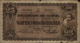 Nederlands Indië 1816-1942  PLNI22 25 Gulden 1930
