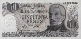 Argentinië P301/B354 50 Pesos 1976-78 (No date)