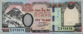 Nepal  P82 1.000 Rupees 2019