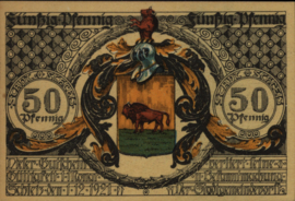 Duitsland - Noodgeld - Schleitz Grab/Mehl.:1180.1 50 Pfennig 1921