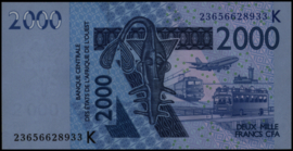 West Afrikaanse Staten - Senegal P716K.w 2.000 Francs 2023