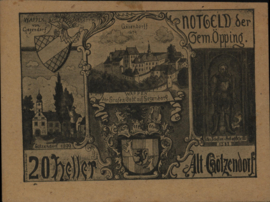 Oostenrijk - Noodgeld - Öpping KK.:710 20 Heller 1920