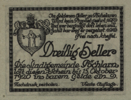 Oostenrijk - Noodgeld - Pöchlarn KK.:755 30 Heller 1920