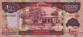 Somaliland  P20 1.000 Shillings 2011-2015