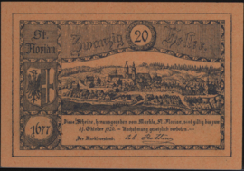Oostenrijk - Noodgeld - St. Florian KK.879 20 Heller 1920