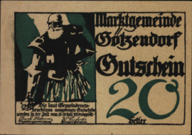 Oostenrijk - Noodgeld - Götzendorf KK.:246 20 Heller 1920
