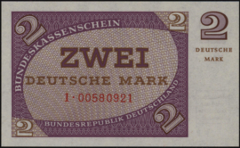 Germany P29 2 Deutsche Mark 1967