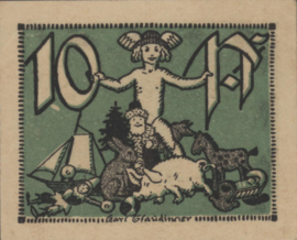 Duitsland - Noodgeld - Sonneberg Grab/Mehl.:1244 10 Pfennig 1921