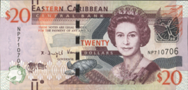 Oost Caribische staten  P53.b 20 Dollars 2012