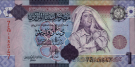 Libië  P71 1 Dinar 2009