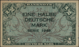 Duitsland - Gealliëerde bezetting P1.a 1/2 Deutsche Mark 1948