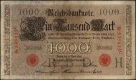 Germany  P44 1.000 Mark 1910