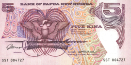 Papua Nieuw Guinea P14.a 5 Kina 1993-1995 (No date)