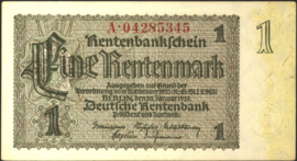 Duitsland P173.3: A 1 Rentenmark 1937