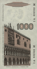 Italië P109 1.000 Lire 1982