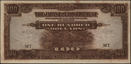 Malaya   PM8.a 100 Dollar 1944 (No Date)