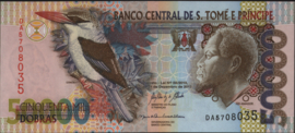 Sao Tome and Principe  P68 50.000 Dobras 1996-2013
