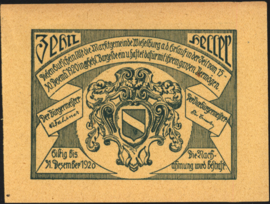 Oostenrijk - Noodgeld - Wieselburg KK1231.b 10 Heller 1920 (No date)