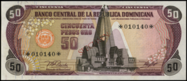 Dominicaanse Republiek P121.PSC4 50 Pesos Oro 1978-'87 SPECIMEN