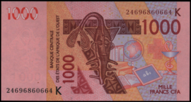 West Afrikaanse Staten - Senegal P715K.x 1.000 Francs 2024