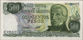 Argentinië P303 500 Pesos 1979