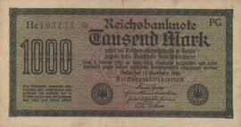 Duitsland Ros.075 1.000 Mark 1922-09-15 DEU-84.c