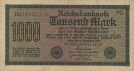 Germany Ros.075.k 1.000 Mark 1922-09-15 DEU-84.c