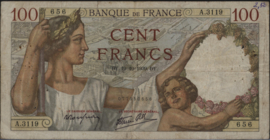 France  P94 100 Francs 1939