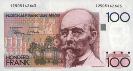 Belgium P140.a2 100 Francs 1977-1982 (No date)