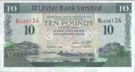 Ierland P341 10 Pounds 2008