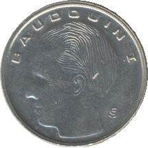 Belgique KM170 1 Franc 1989-1993