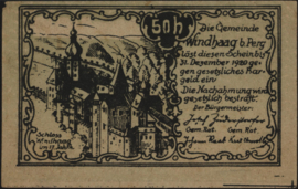 Oostenrijk - Noodgeld - Windhaag bei Perg KK. 1243.I 50 Heller (No date)