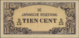 Nederlands Indië PLNI25.3/P121.a 10 Cent 1942 (No date)