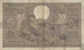 België P107.2 100 Francs / 20 Belgas Model 1933