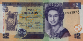 Belize  P66 2 Dollars 2011