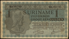 Suriname PLS14.1.b1 1 Gulden 1951
