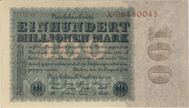 Duitsland P107.A)a: A 100.000.000 Mark 1923