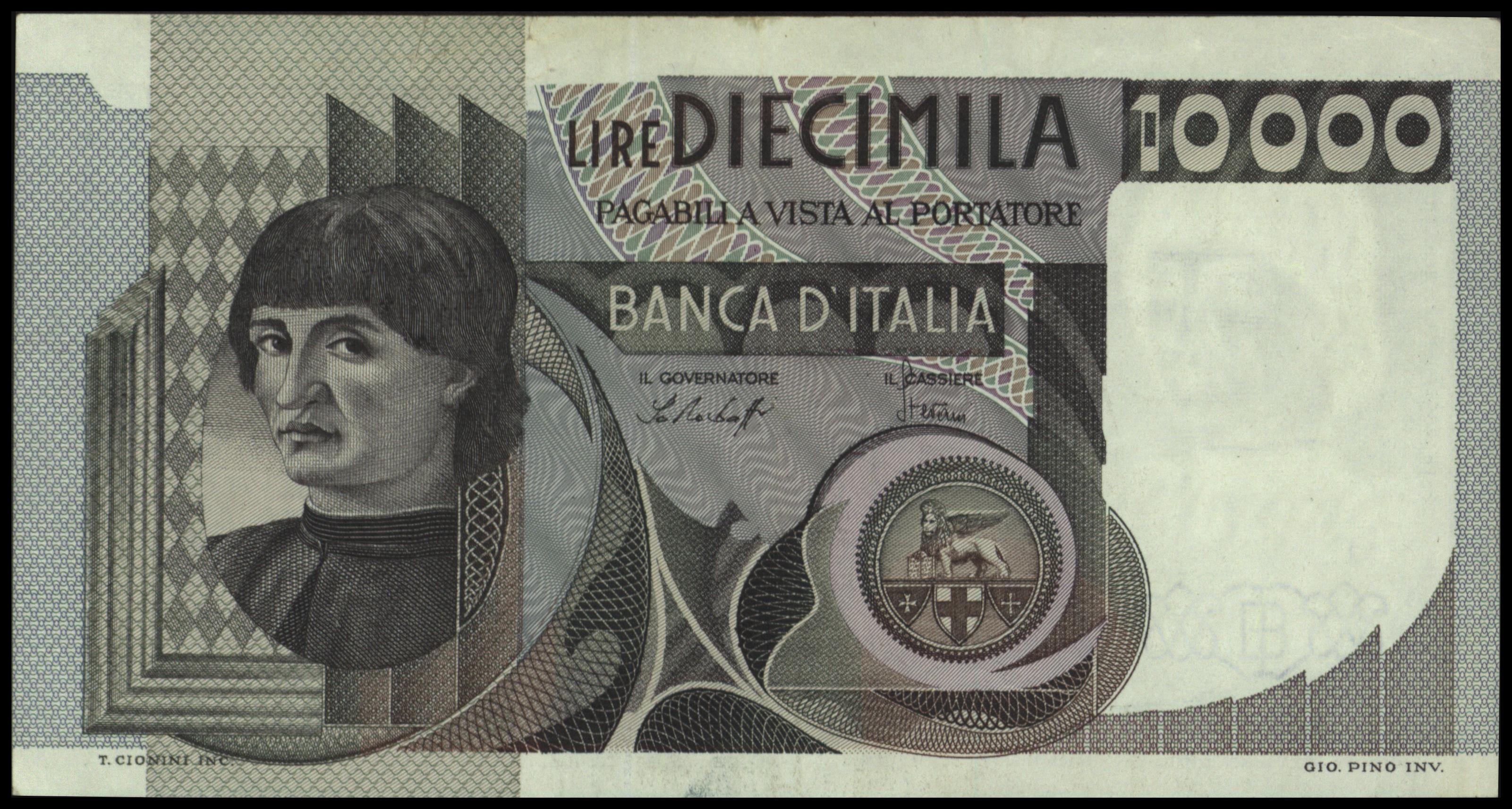 Italië P106.a 10.000 Lire 1978