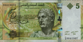 Tunesië  P95 5 Dinars 2013