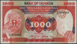 Uganda  P26 1.000 Shillings 1986