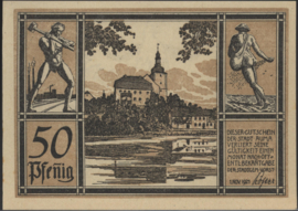 Duitsland - Noodgeld - Auma  Grab/Mehl.:55.4.a6 50 Pfennig 1921