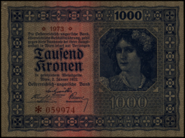 Oostenrijk-Hongarije  P78 1.000 Kronen 1922