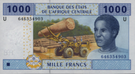Cameroon P207U 1,000 Francs 2002