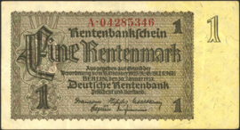 Duitsland P173.3: A 1 Rentenmark 1937