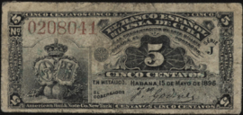  P45 5 Centavos 1896