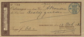 Netherlands, 's-Gravendeel 1922, Wertheim & Gomertz 1834 en Credietver. 1853