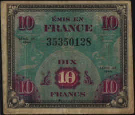 France P116 10 Francs 1944