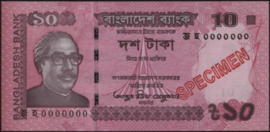 Bangladesh PNL/B349.5 10 Taka 2022