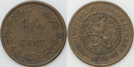 Nederland Sch.724 1/2 Cent 1878