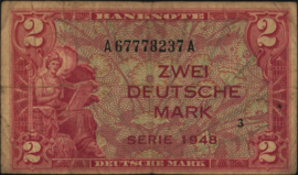 Germany - Allied occupation P3.a 2 Mark 1948